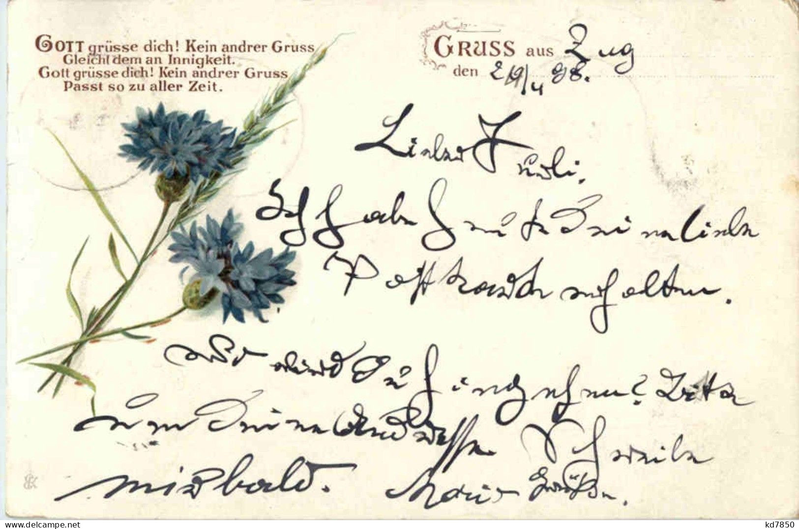 Gruss Aus - Blumen - Greetings From...
