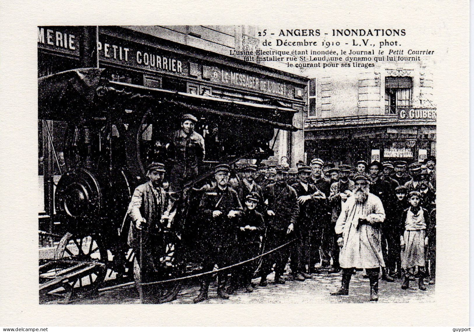 Les Inondations. Repro Pour L'amicale Des Anciens De La Petite Reine D'Anjou - Angers