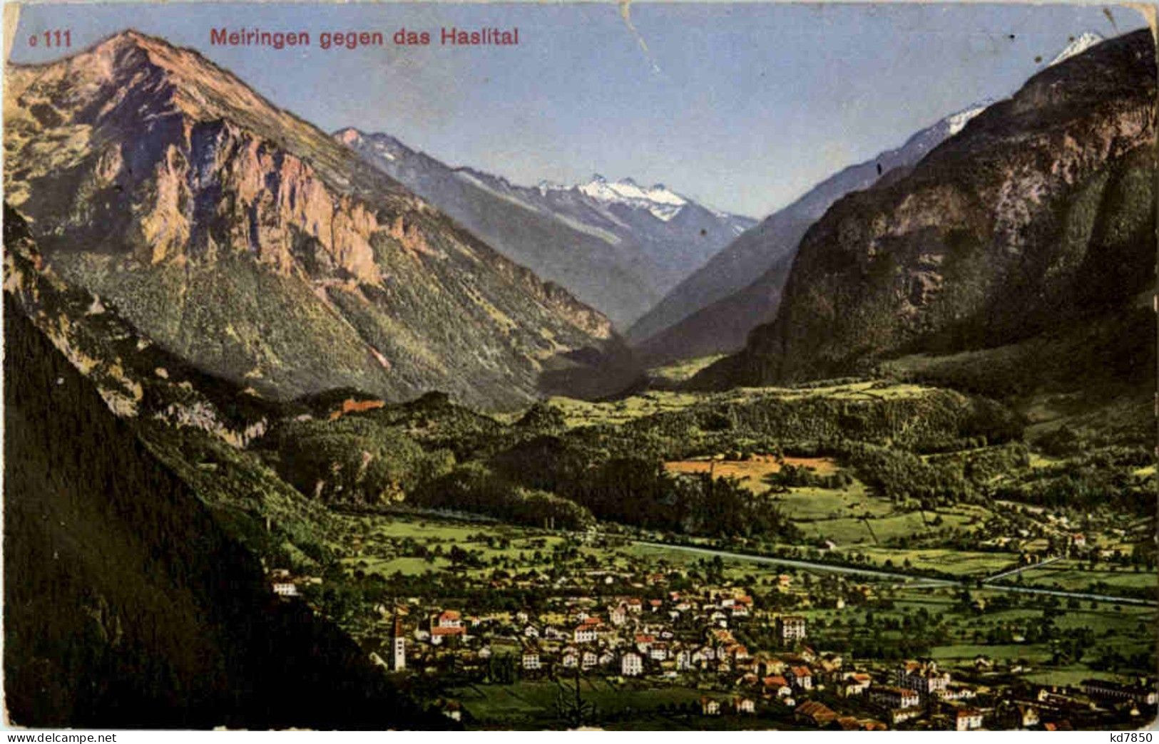 Meiringen Gegen Das Haslital - Meiringen