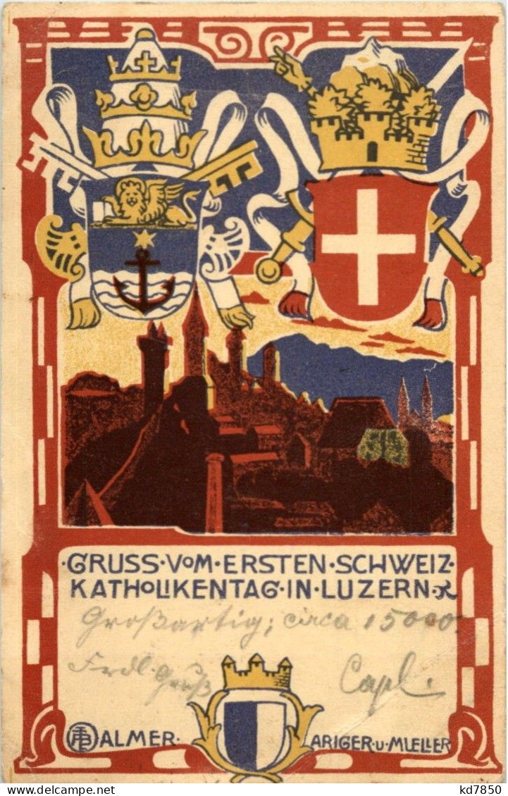 Luzern - Erster Katholikentag 1903 - Lucerna