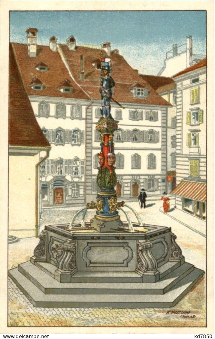 Luzern - Künstlerkarte K. Mossdorf - Lucerne
