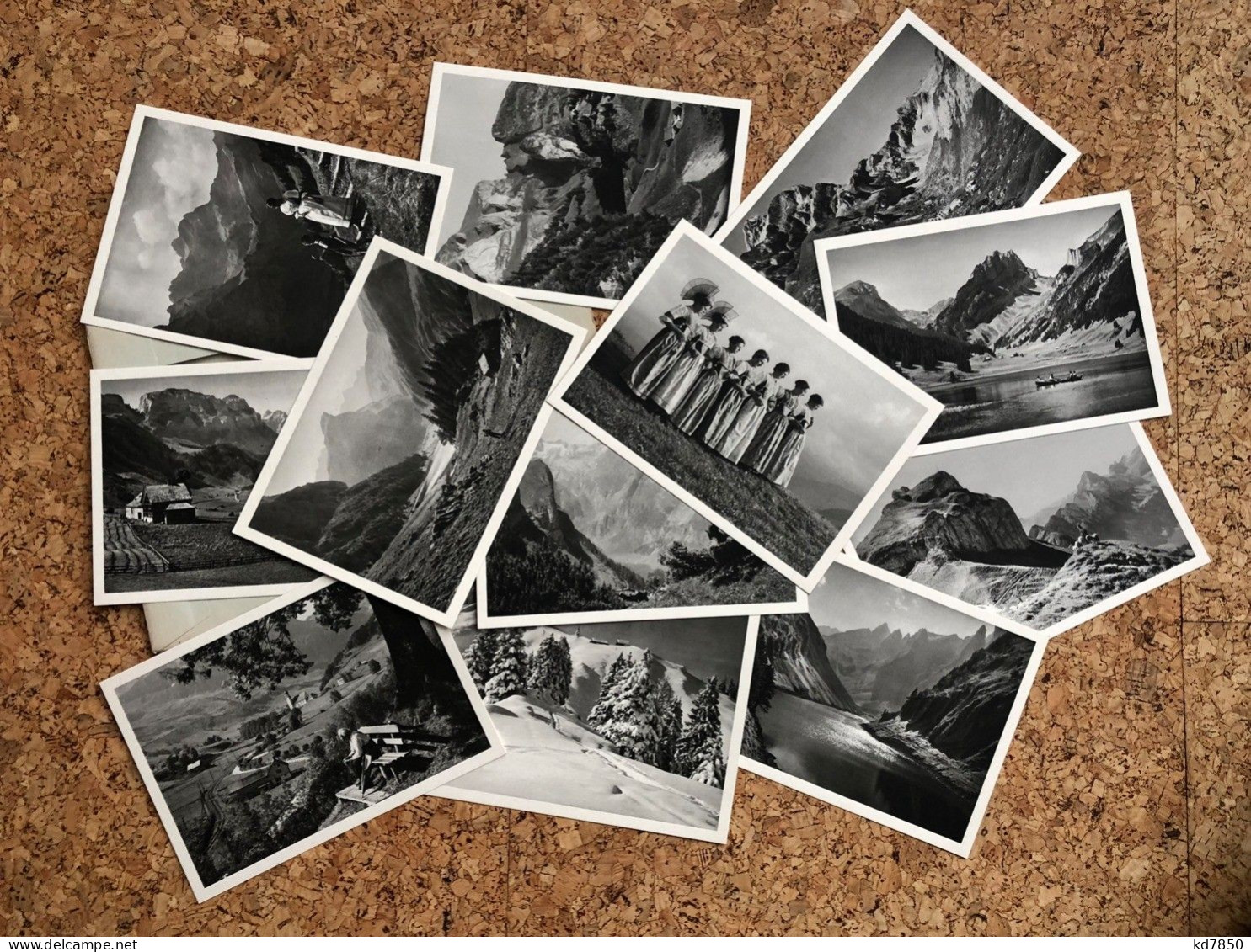 Säntisgebiet - 12 Ansichtskarten Von Land Und Leuten Mit Umschlag - Autres & Non Classés