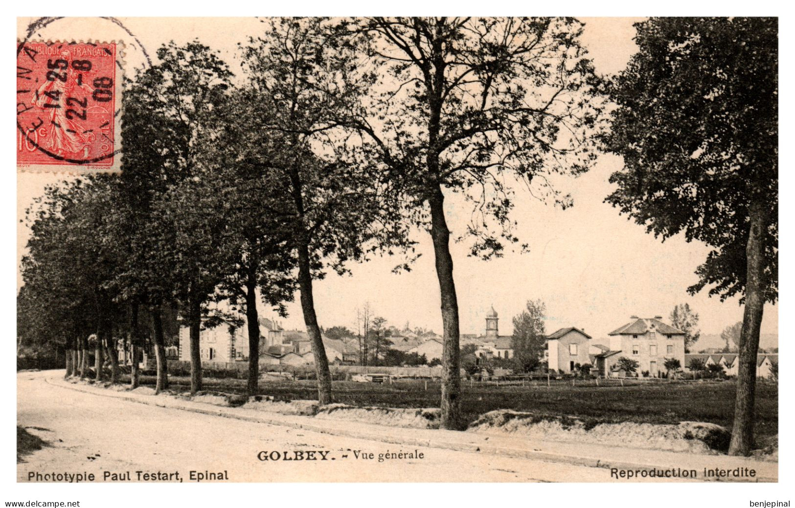 Golbey - Vue Générale (éditeur Testart à Epinal) - Golbey