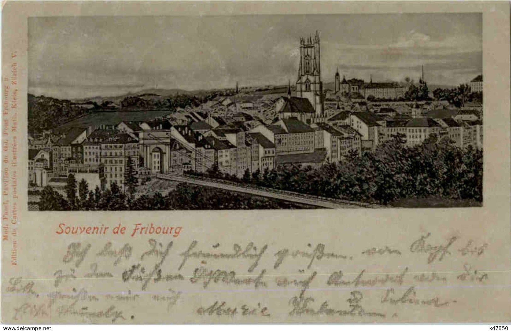 Souvenir De Fribourg - Fribourg