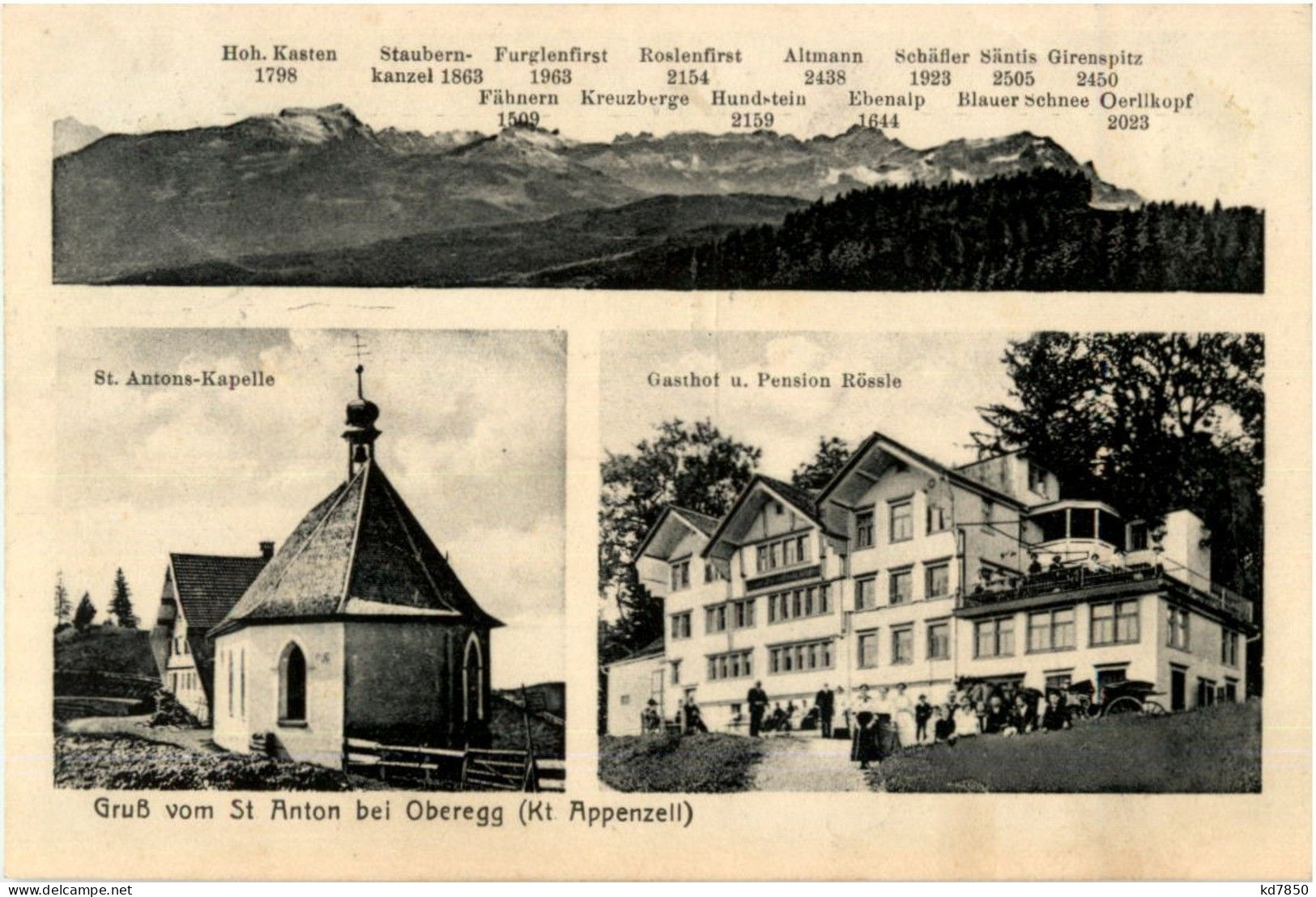 Gruss Vom St. Anton Bei Oberegg - Oberegg