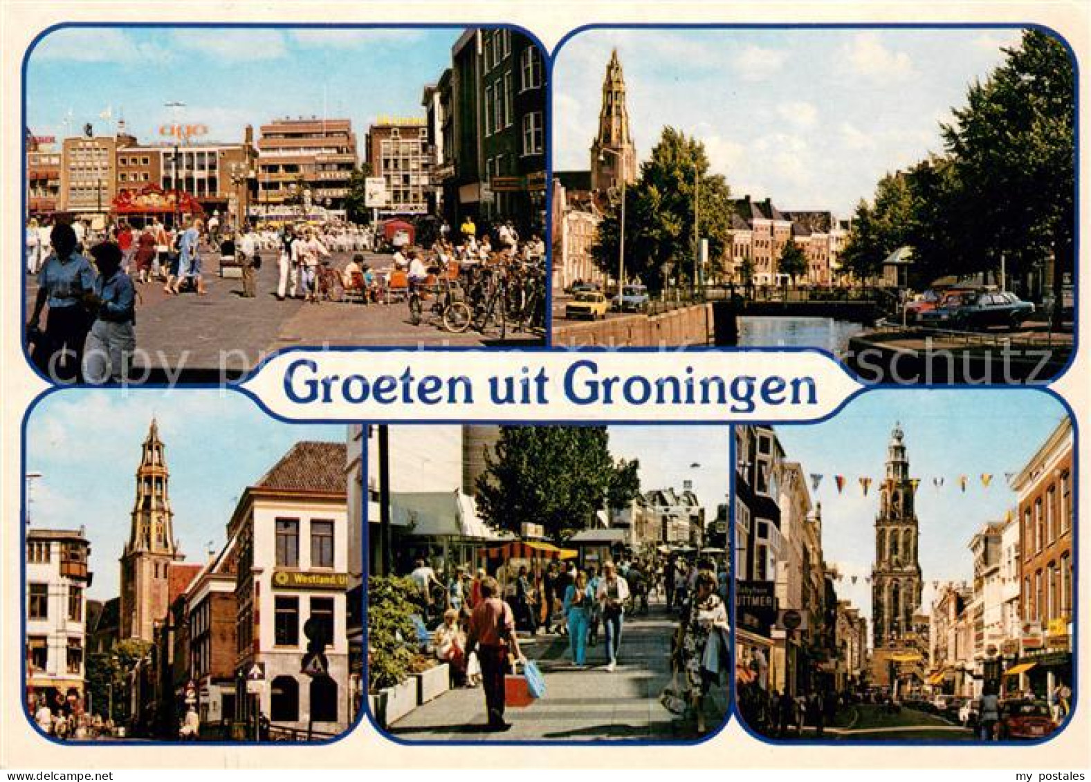 73630495 Groningen Marktplatz Kirche Ortsmotive Groningen - Autres & Non Classés