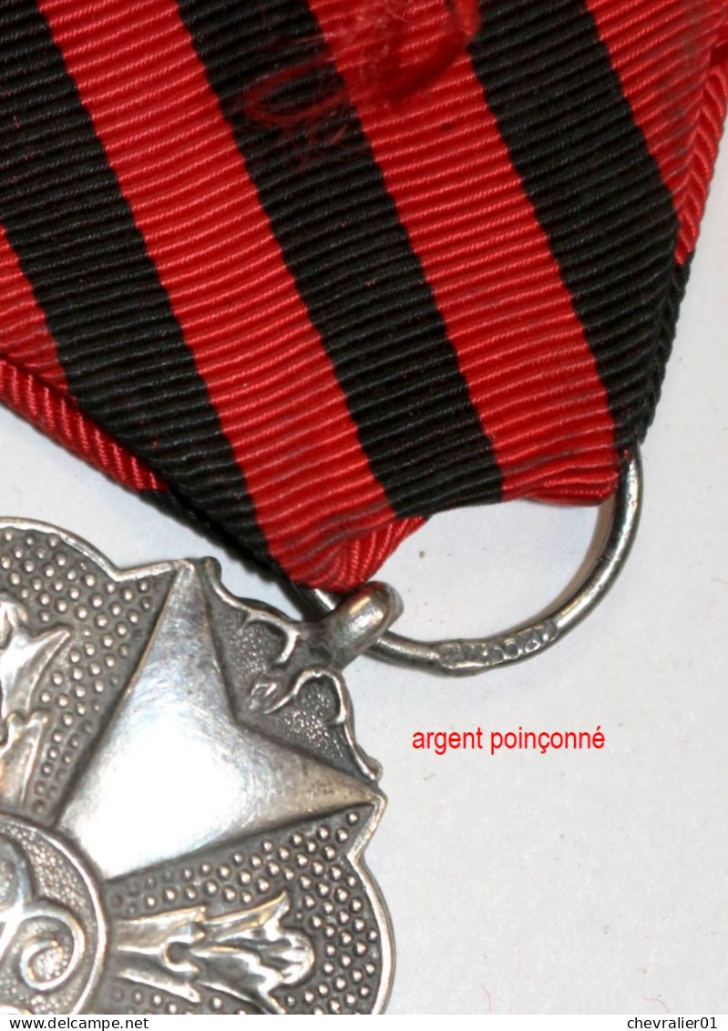 Médaille-BE-033A-ag_Médaille Civique 2eme Classe_argent Poinçonné_21-25-1 - Belgio