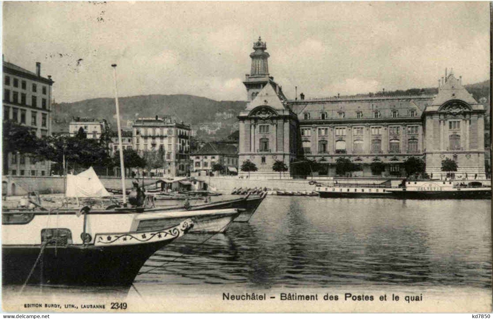 Neuchatel - Batiment Des Postes - Neuchâtel