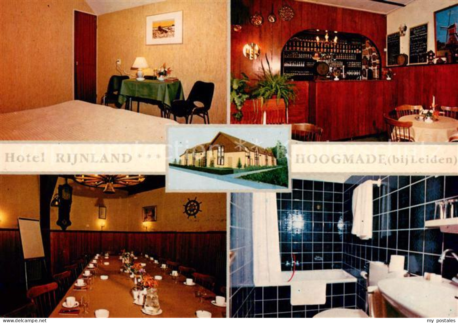 73630467 Hoogmade Hotel Rijnland Gaststube Zimmer Bar Bad Hoogmade - Autres & Non Classés