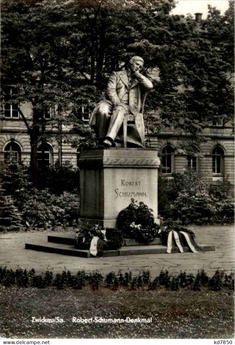 Zwickau - Robert Schumann Denkmal - Zwickau