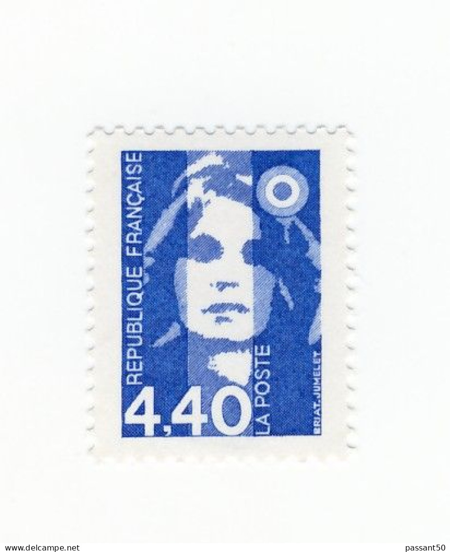 Briat 4fr40 Bleu YT 2822a Sans Phospho. Très Rare, Voir Le Scan. SIGNE CALVES.  Cote Maury N° 2818c : 300 €. - Unused Stamps