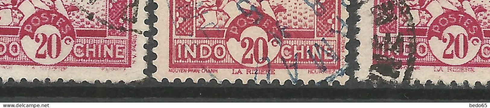 INDOCHINE  N° 163 / A Et B Type 1 / 2 Et 3 OBL / Used - Usados