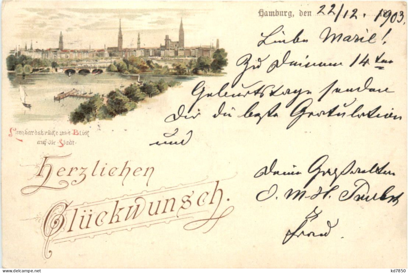 Hamburg - Litho - Other & Unclassified