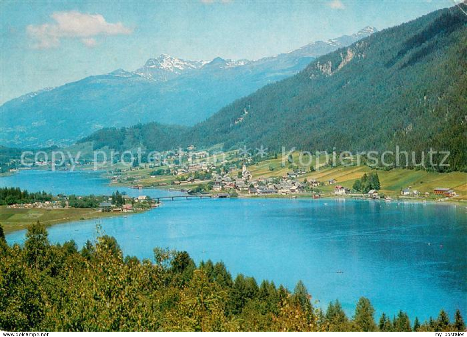 73629809 Weissensee Kaernten Panorama Weissensee Kaernten - Weissensee