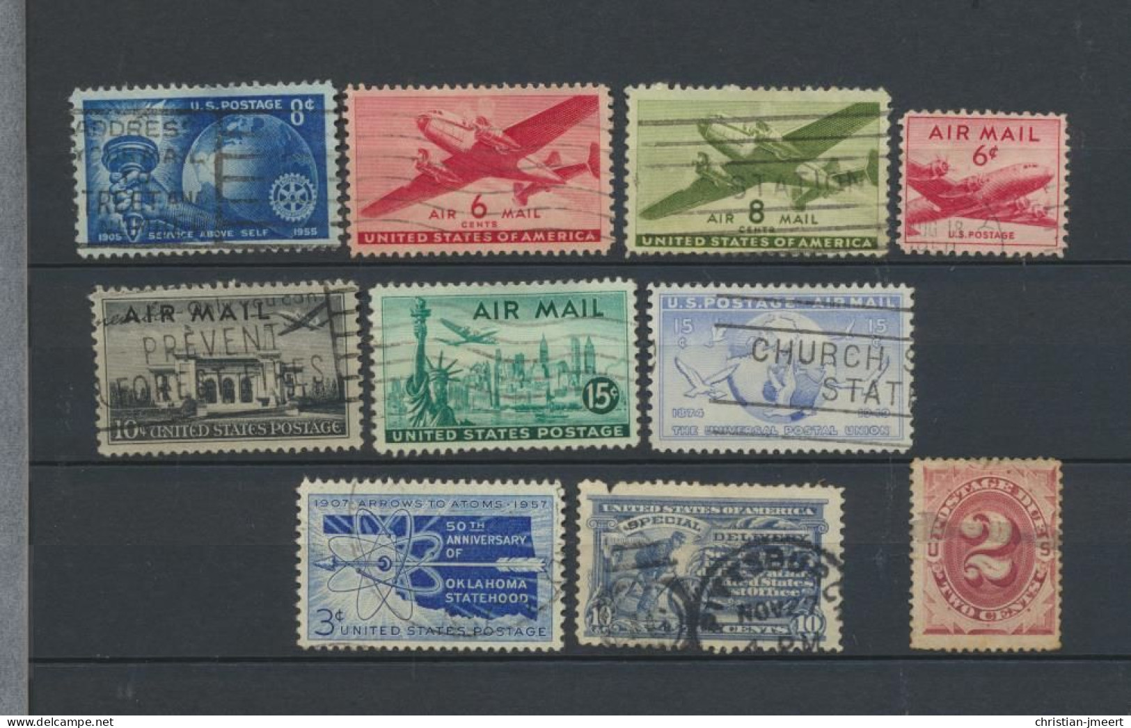 Etats-Unis 120 Timbres - Collections