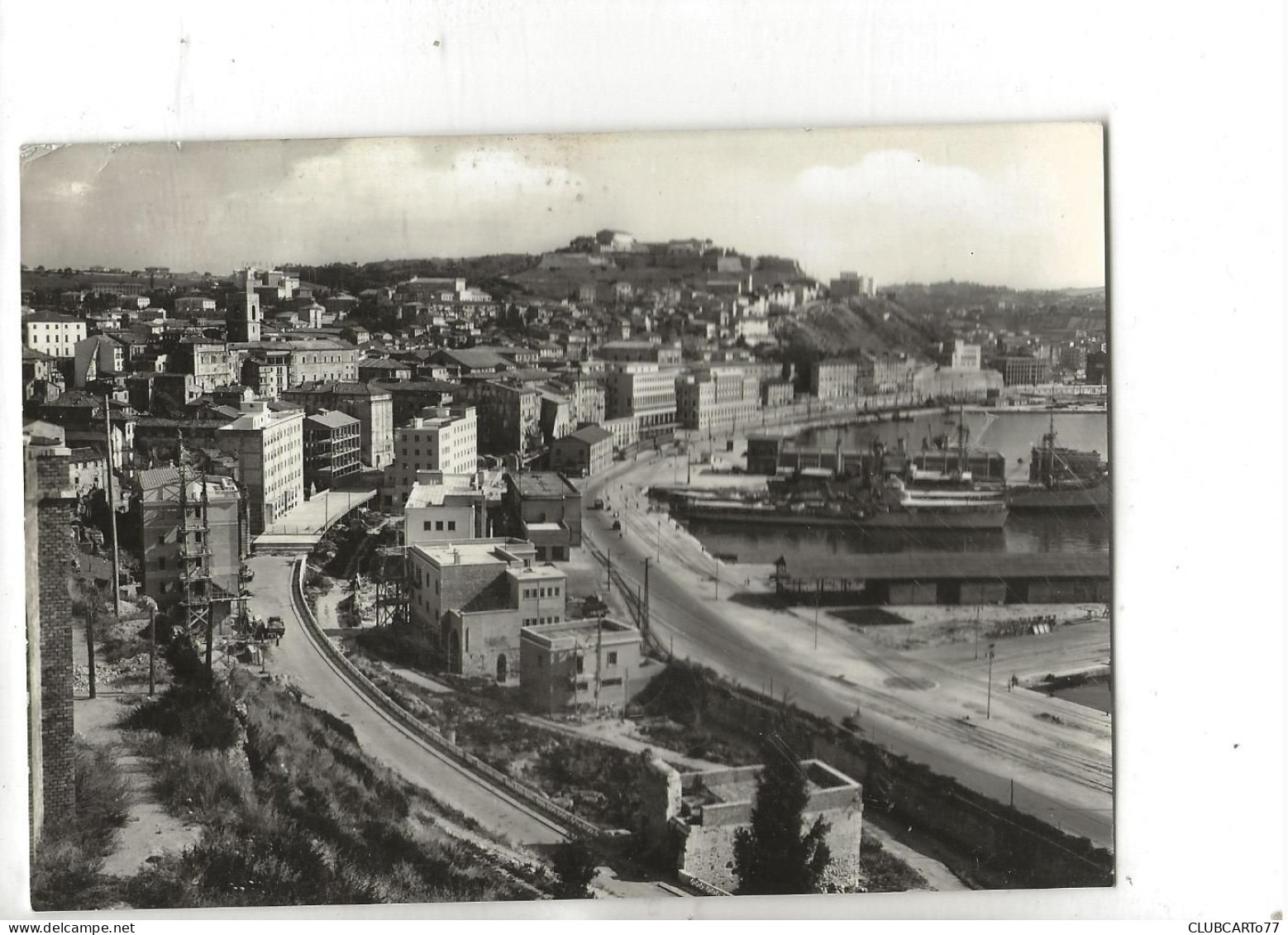 Ancona (Italie, Marche) :Panorama Molo Santa Maria  En 1958 GF - Ancona