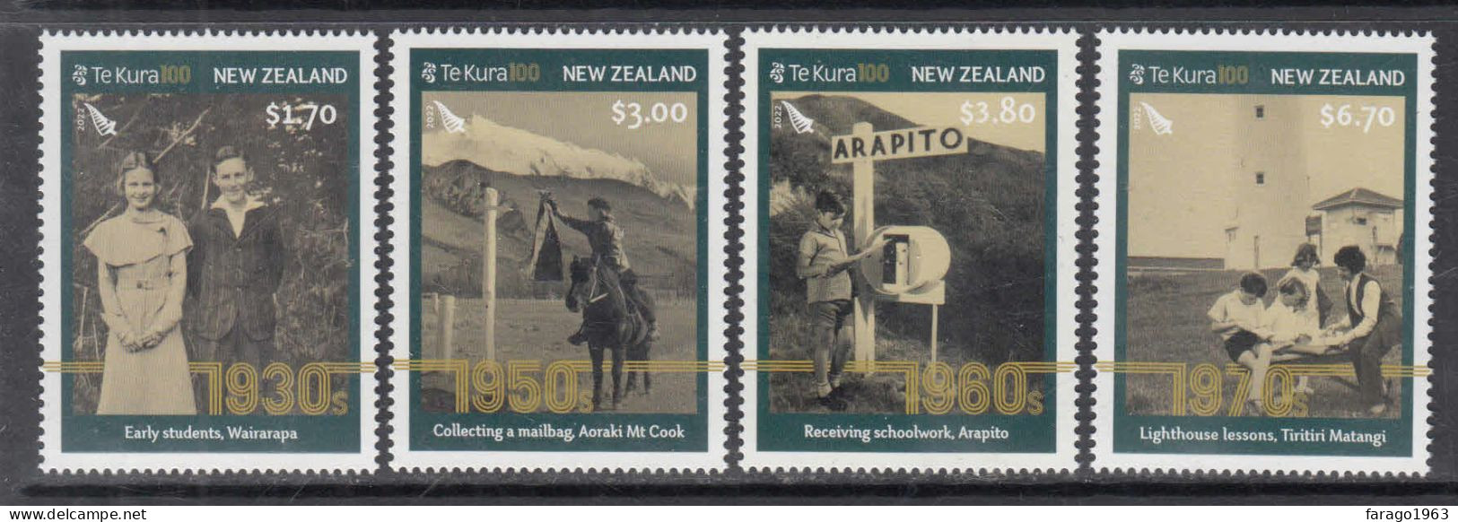 2022 New Zealand Te Kura Correspondence School Complete Set Of 4 MNH @   BELOW FACE VALUE - Unused Stamps