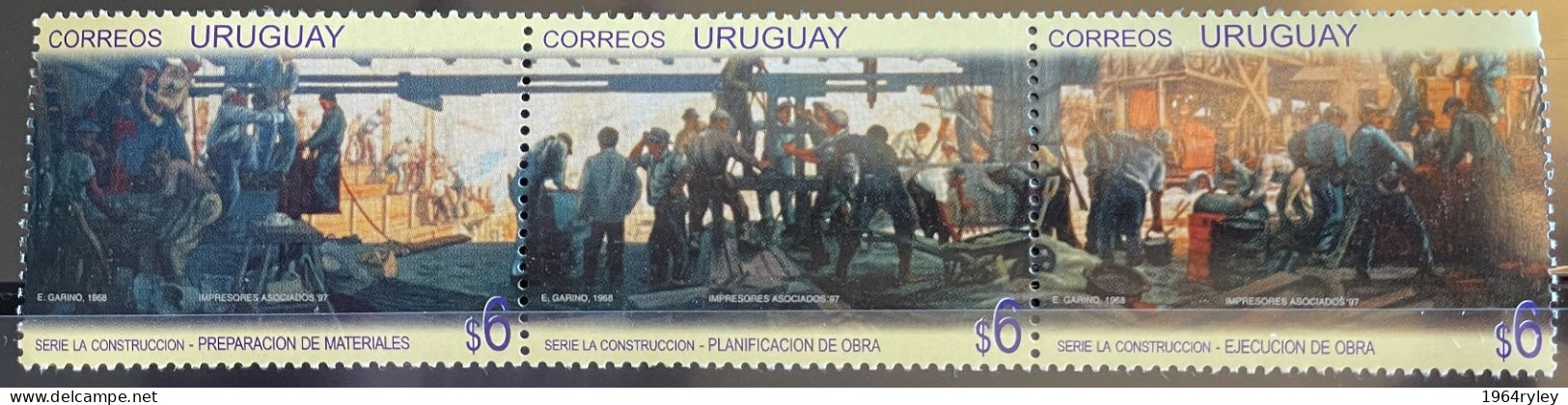 URUQUAY - SHEET - MNH**  - 1997  - # 2322/2324 - Uruguay
