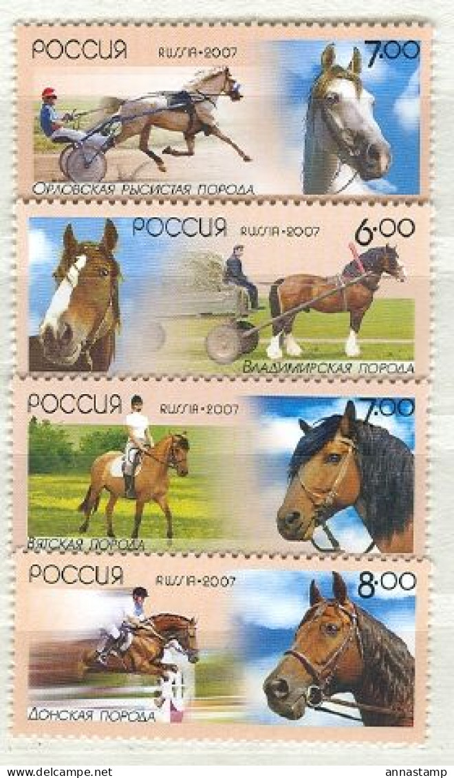 Russia MNH Set - Horses