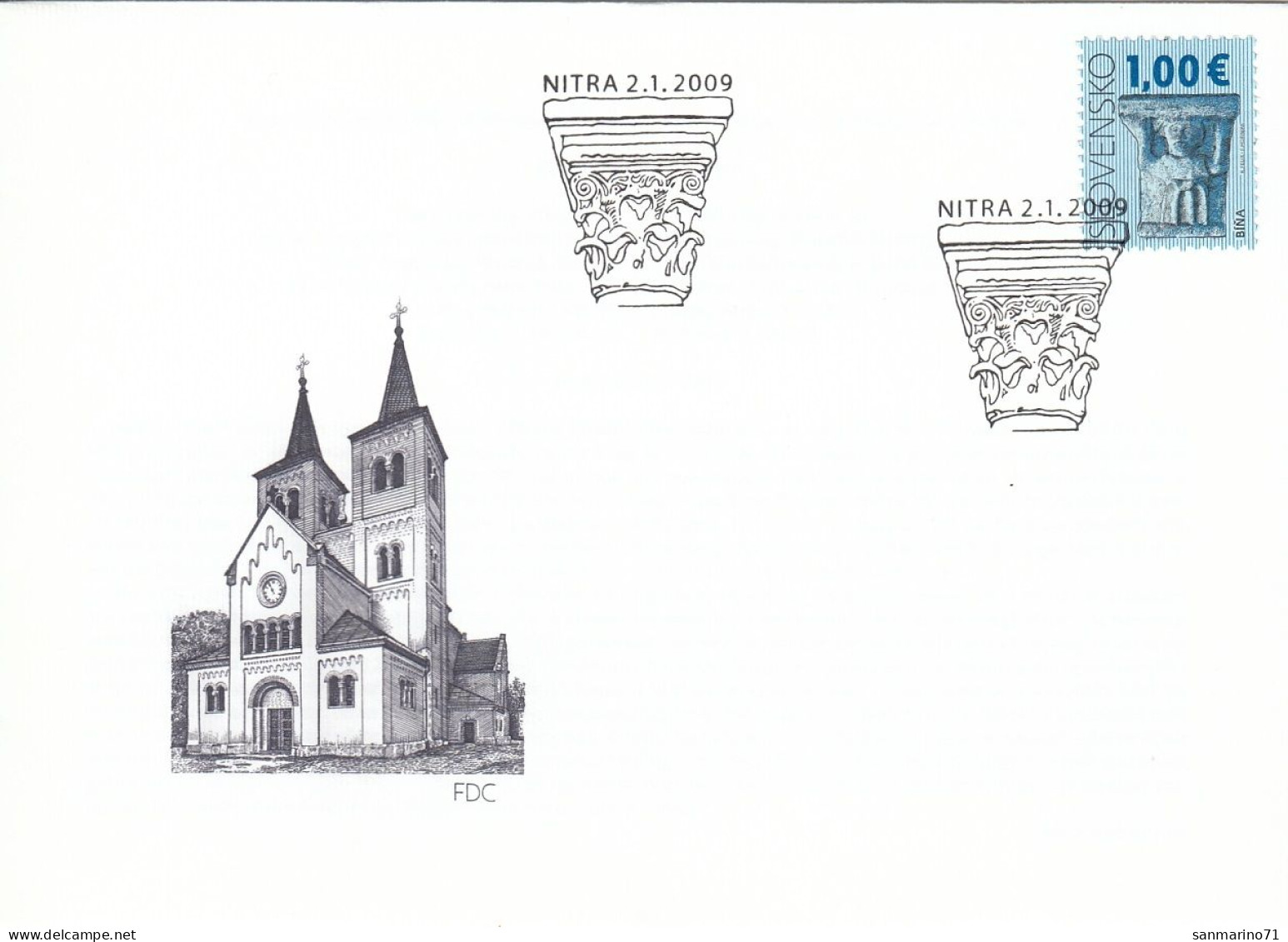 FDC SLOVAKIA 603 - Zonder Classificatie