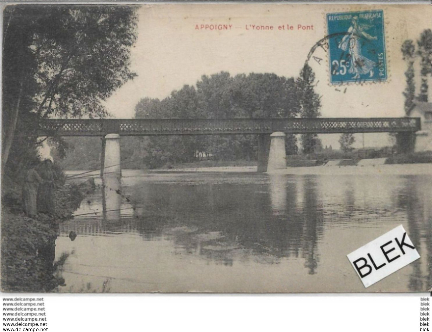 89 . Yonne .  Appoigny : L' Yonne Et Le Pont . - Appoigny