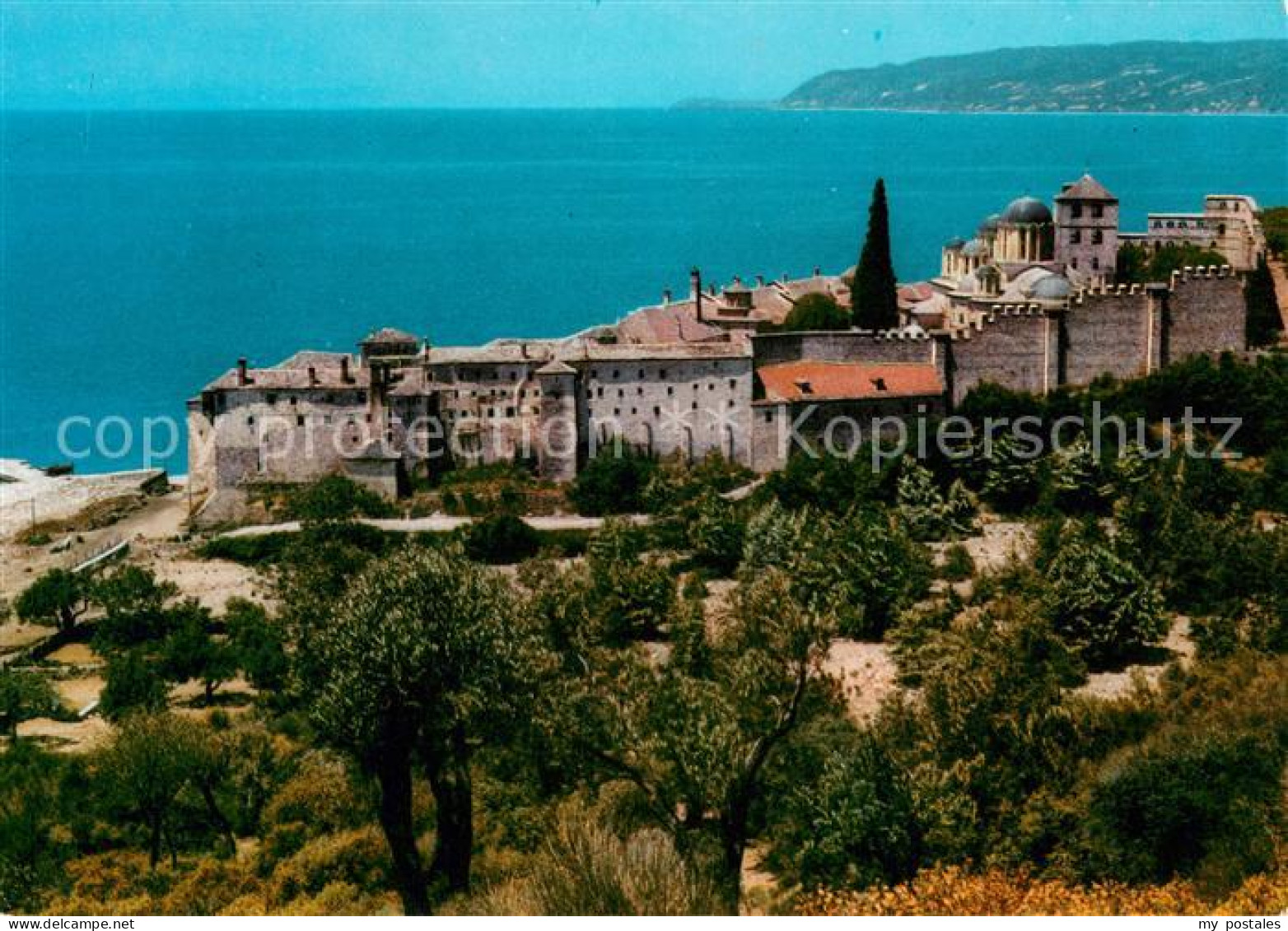 73629213 Athos Chalkidiki Makedonien Mount Athos Monastery Of Xenophontos Kloste - Greece