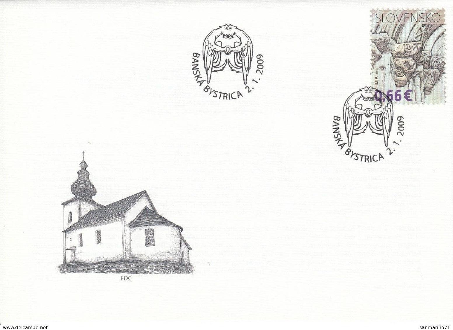 FDC SLOVAKIA 606 - Sin Clasificación