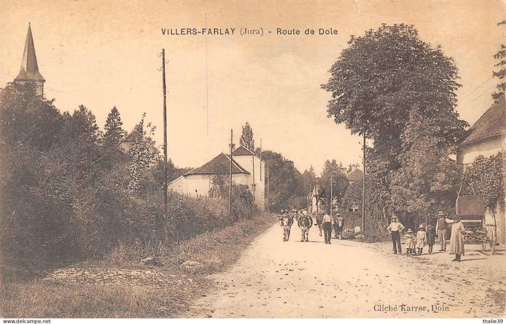 Villers Farlay Route De Dole - Villers Farlay