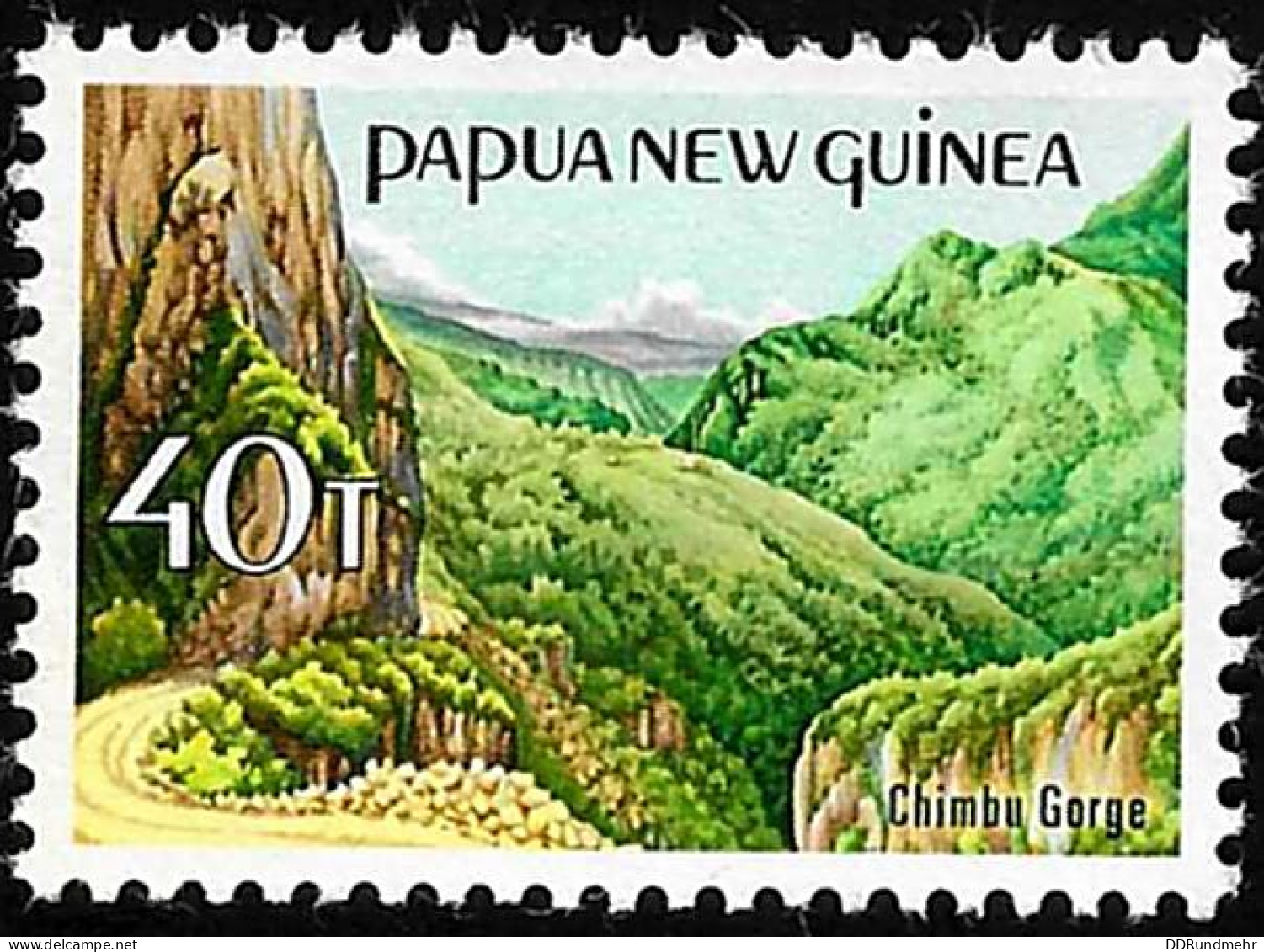 1985 Chimbu Gorge  Michel PG 489 Stamp Number PG 612 Yvert Et Tellier PG 488 Stanley Gibbons PG 493 Xx MNH - Papoea-Nieuw-Guinea