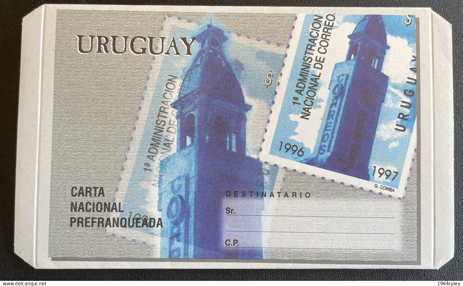 URUQUAY  - MNH**  - 1997  - # POSTCARD - Uruguay