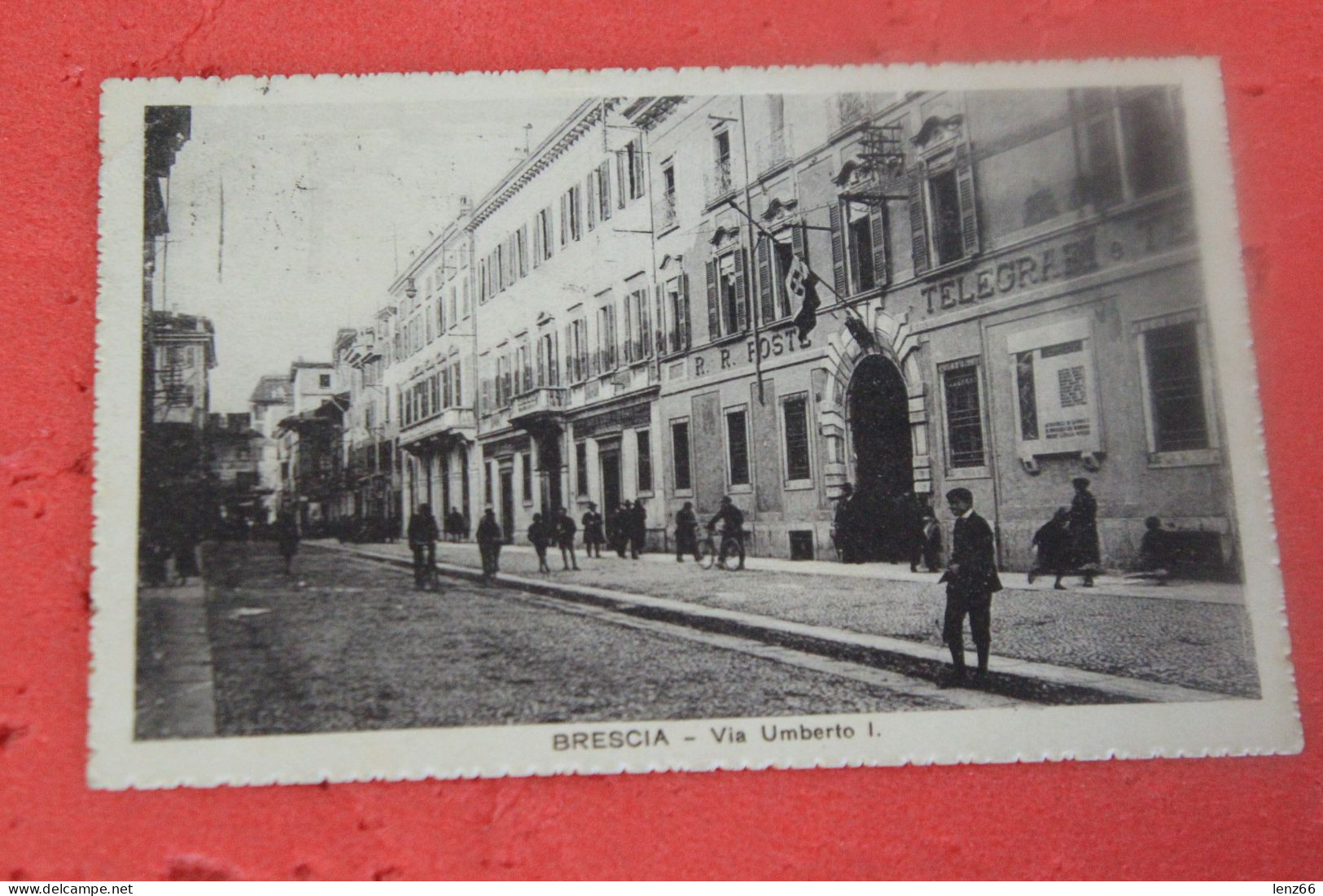 Brescia Via Umberto I Zona Poste 1926 Ed. Garibaldi - Brescia