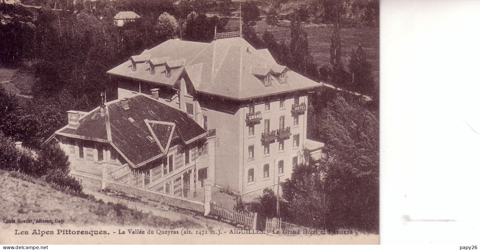 Cpa Aiguilles Le Grand Hotel - Sonstige & Ohne Zuordnung