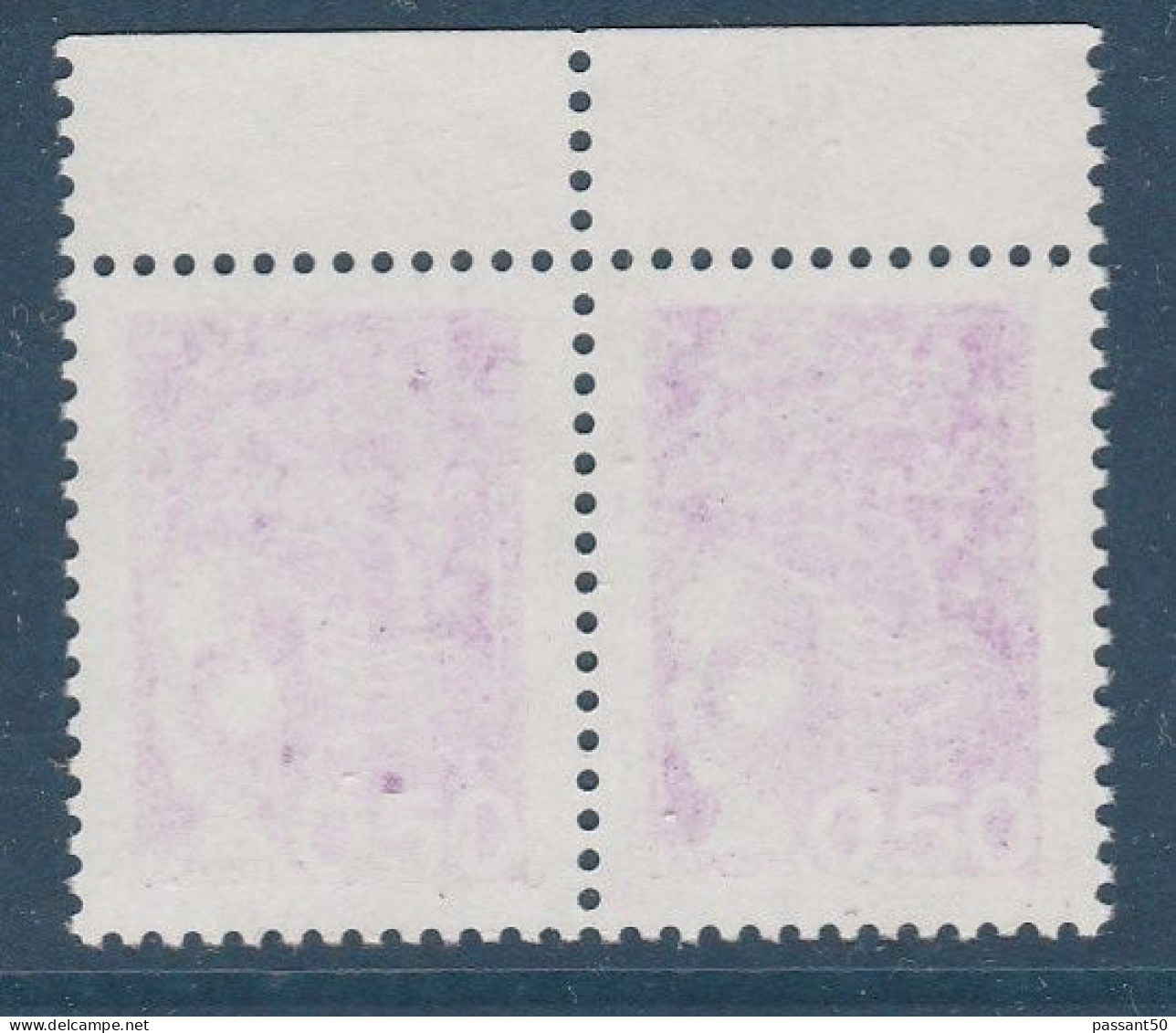 Luquet 0.50fr YT 3088d Paire Impression Effacée à Sec. Rare, Voir Scan, Signé. Cote YT : 240 €, Maury 3072 II B : 220 €. - Unused Stamps