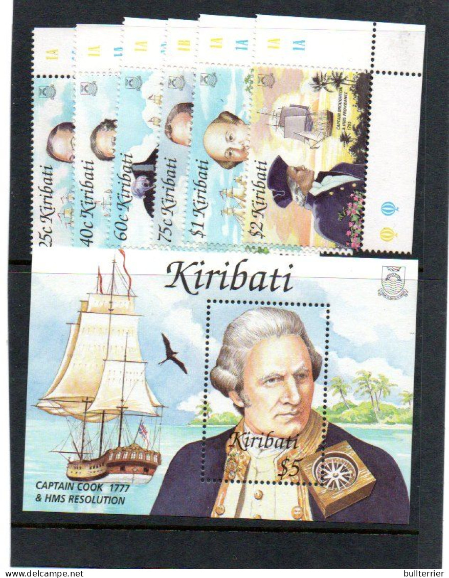 KIRIBATI - 2002- PACIFIC EXPLORERS SET OF 6 +  S/SHEET  MINT NEVER HINGED ,SG CAT £16+ - Kiribati (1979-...)