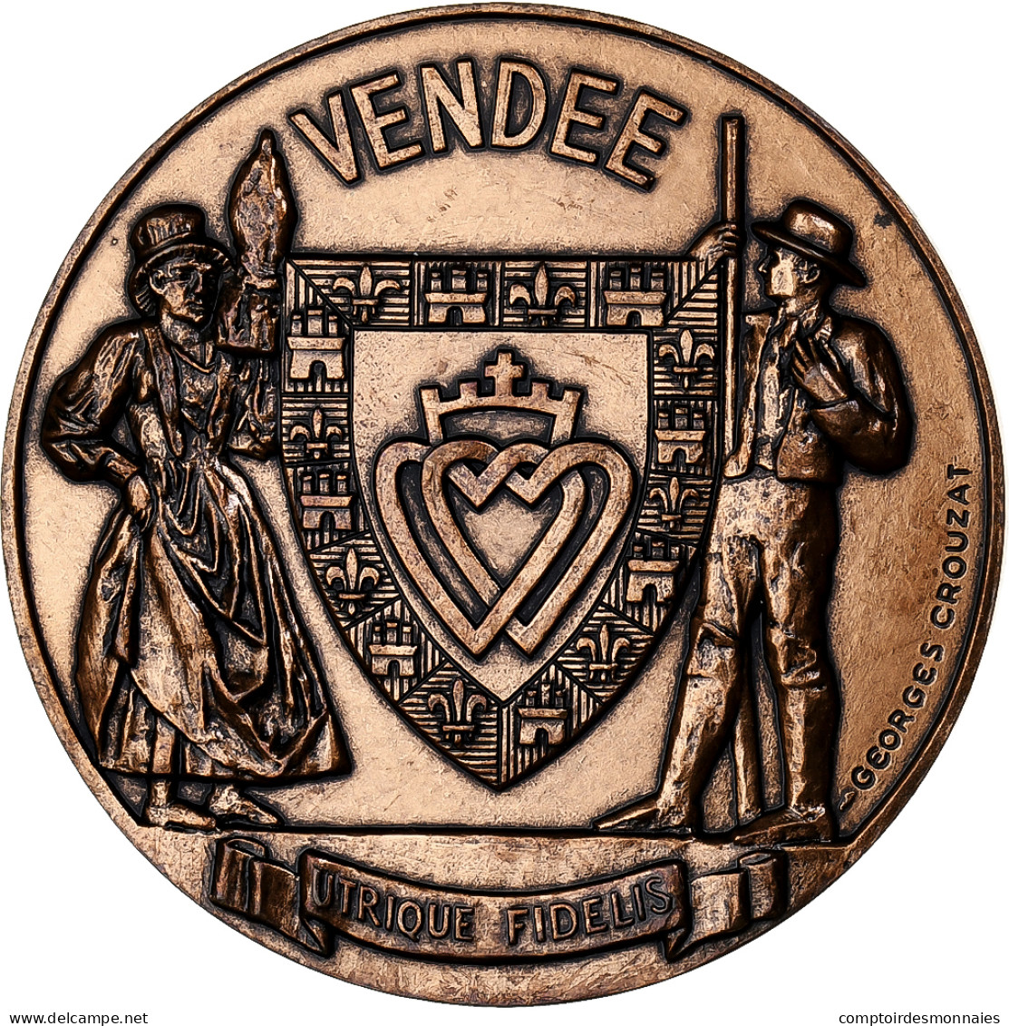 France, Médaille, Vendée, Danse Du Printemps, Bronze, Crouzat, SUP - Andere & Zonder Classificatie