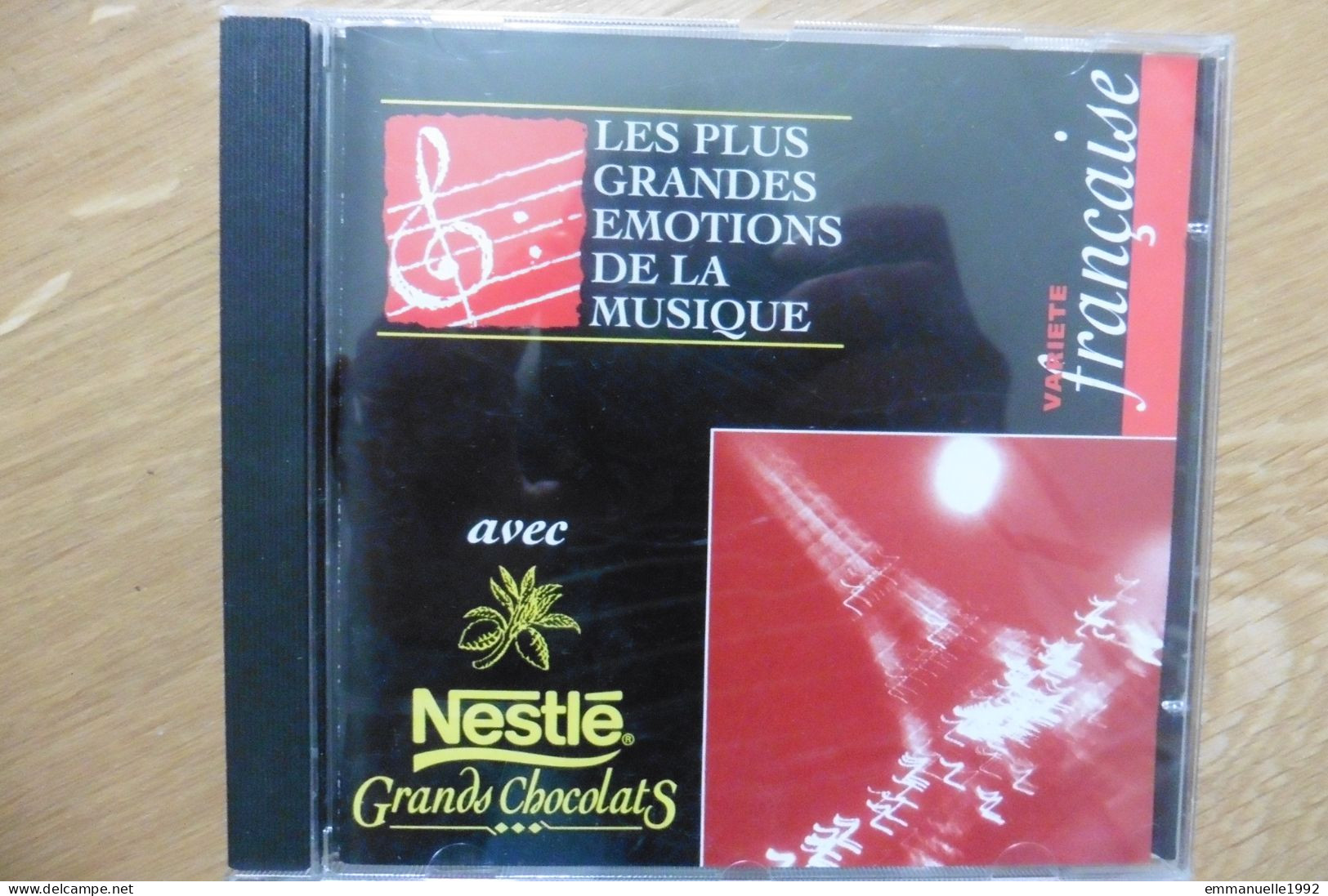 CD Chansons Les Plus Grandes émotions De La Musique Variété Française Trénet Ferré Fugain Lenorman Etc Nestlé Chocolats - Altri - Francese