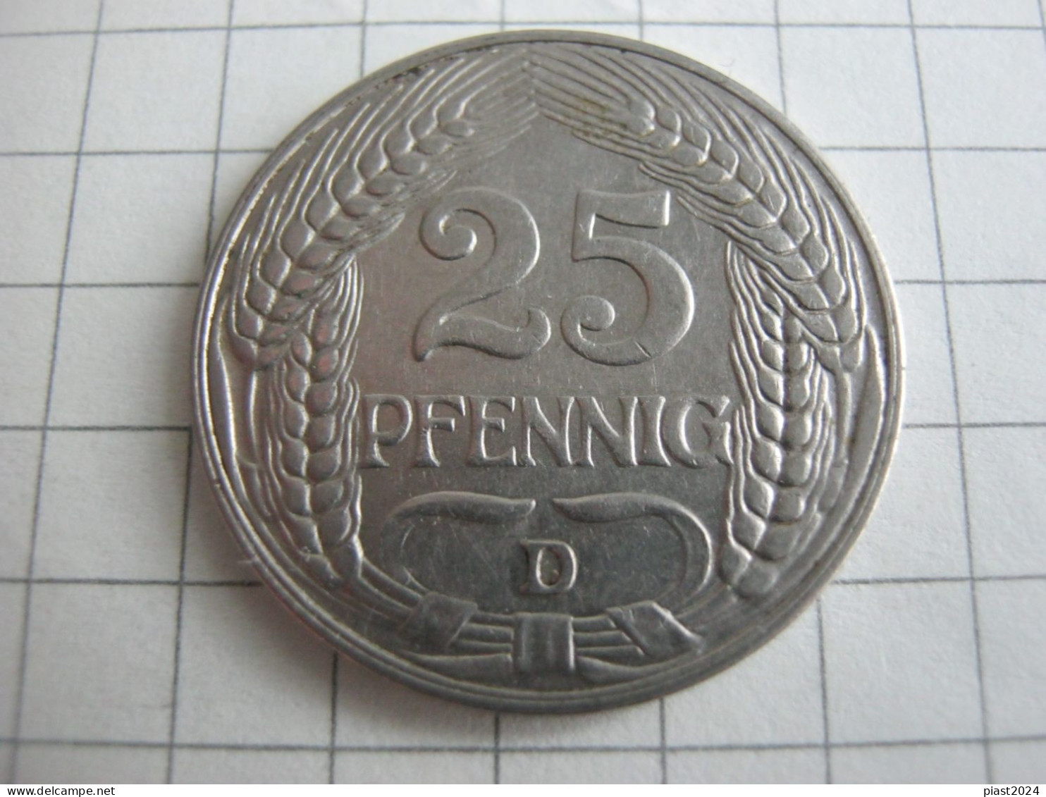 Germany 25 Pfennig 1909 D - 25 Pfennig