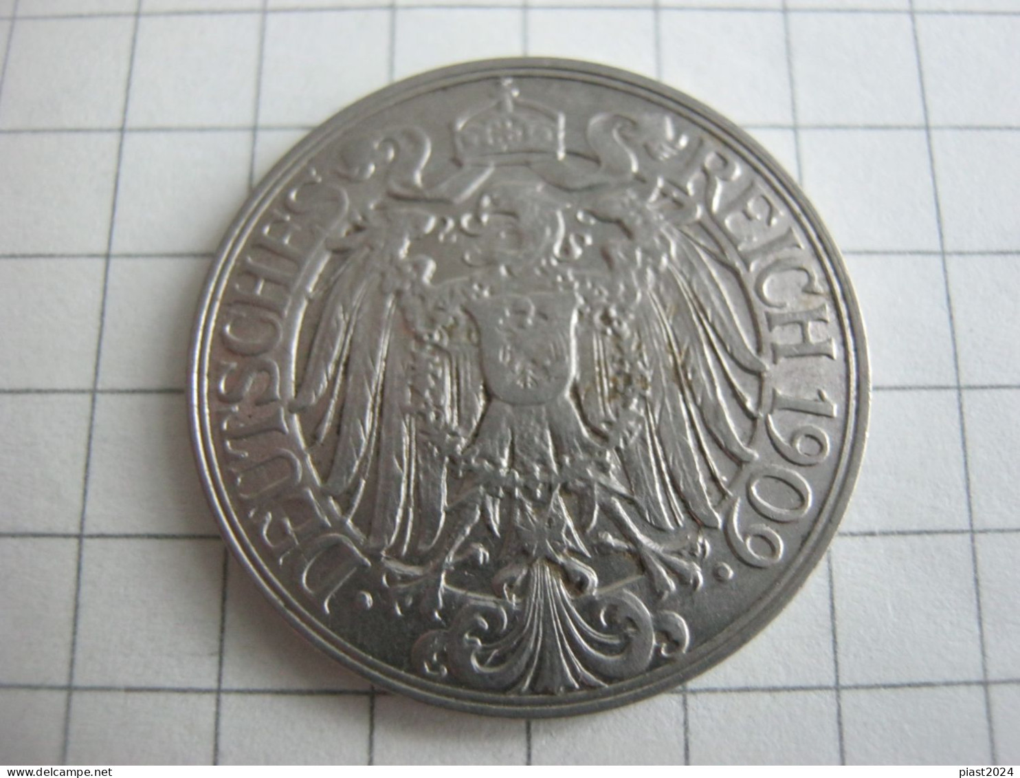 Germany 25 Pfennig 1909 D - 25 Pfennig