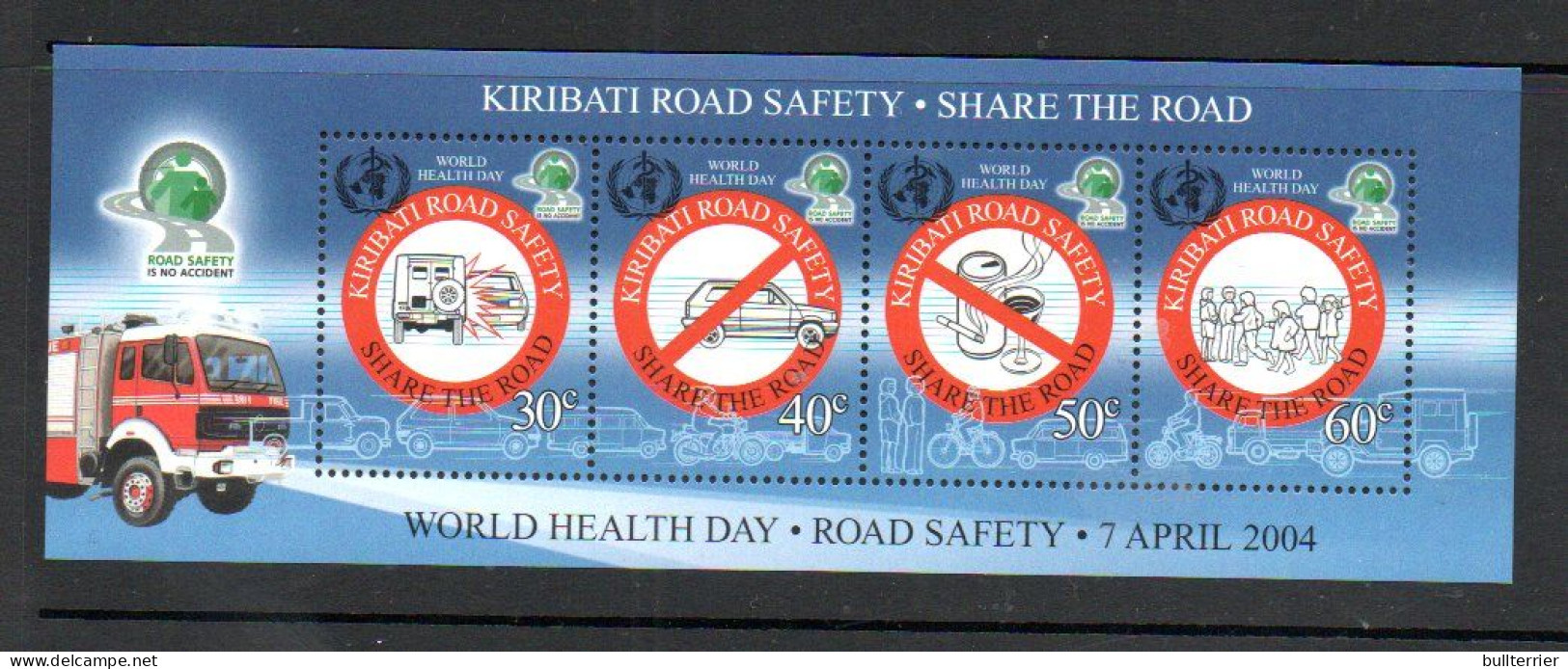 KIRIBATI - 2004  - WORLD HEALTH DAY S/SHEET  MINT NEVER HINGED - Kiribati (1979-...)