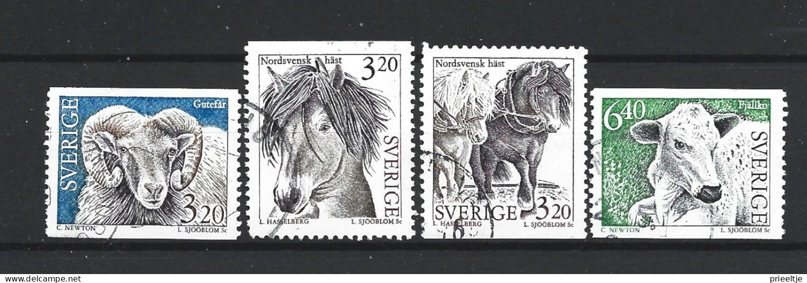 Sweden 1994 Fauna Y.T. 1786/1789 (0) - Gebruikt