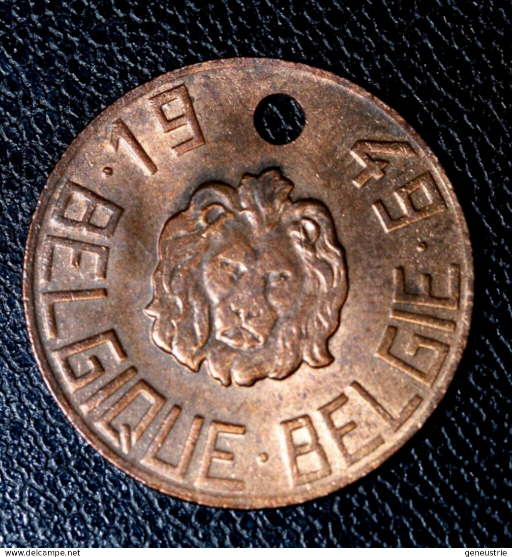 Jeton De Taxe Sur Les Chiens "Année 1949 Belgique / Belgie" Dog License Tax Tag - Monetary / Of Necessity