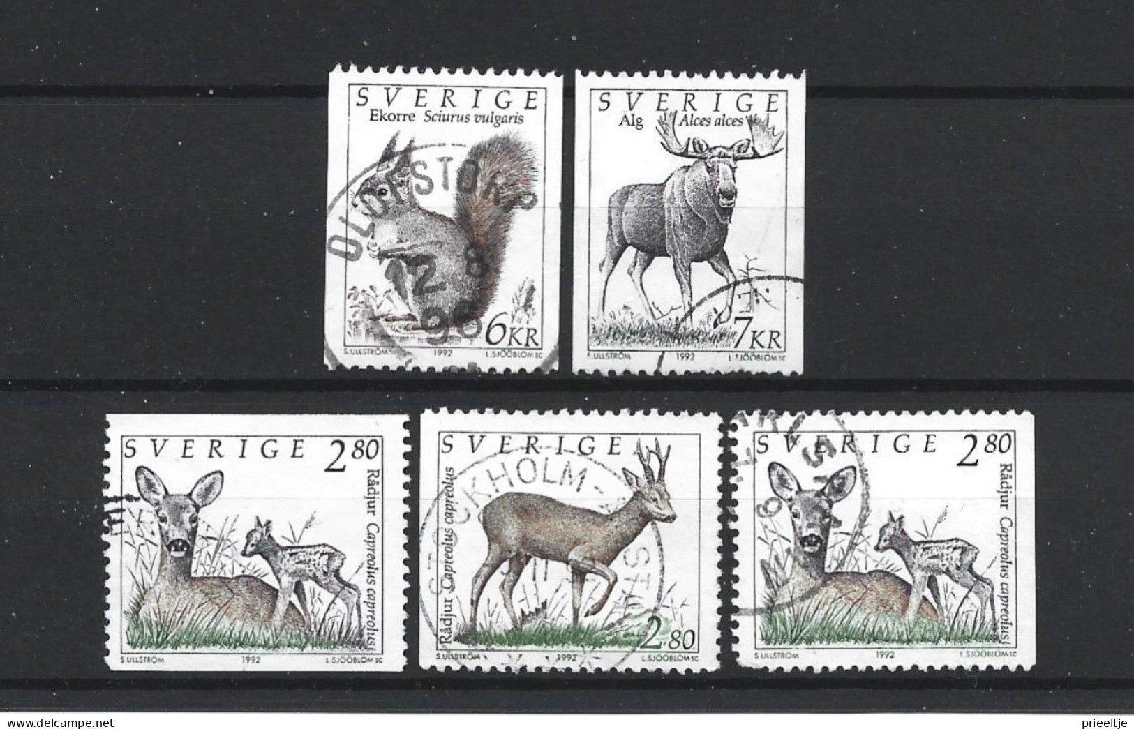 Sweden 1992 Fauna Y.T. 1686/1686A (0) - Used Stamps