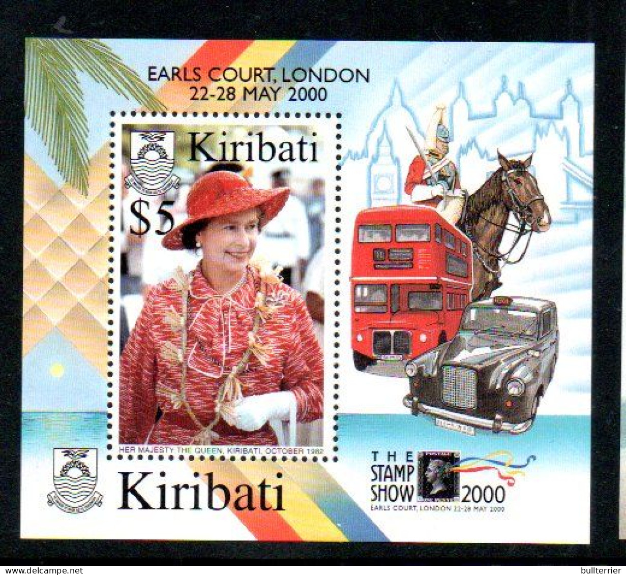 KIRIBATI - 2002- LONDON STAMP SHOW S/SHEET   MINT NEVER HINGED - Kiribati (1979-...)