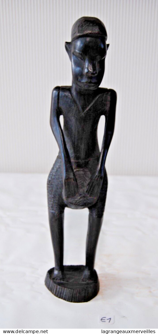 E1 Ancienne Masque Buste Africain - Outil Ancien - Ethnique - Tribal H37 - Arte Africano