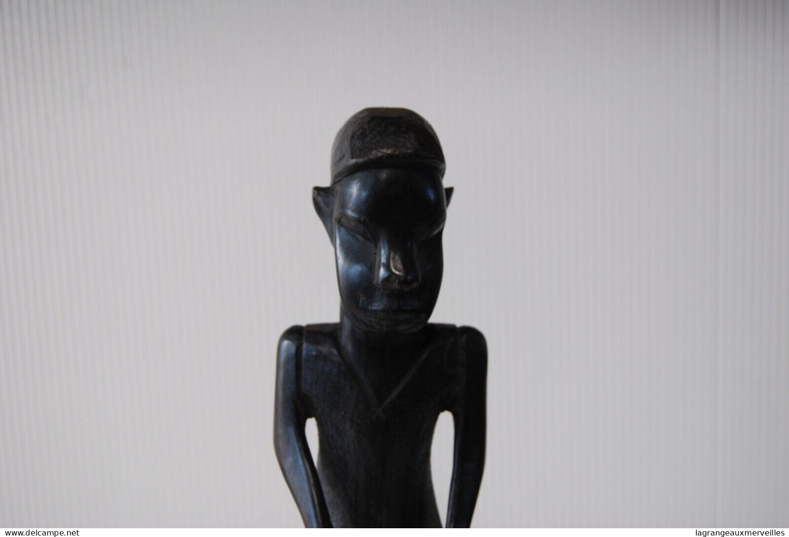 E1 Ancienne Masque Buste Africain - Outil Ancien - Ethnique - Tribal H37 - Afrikaanse Kunst