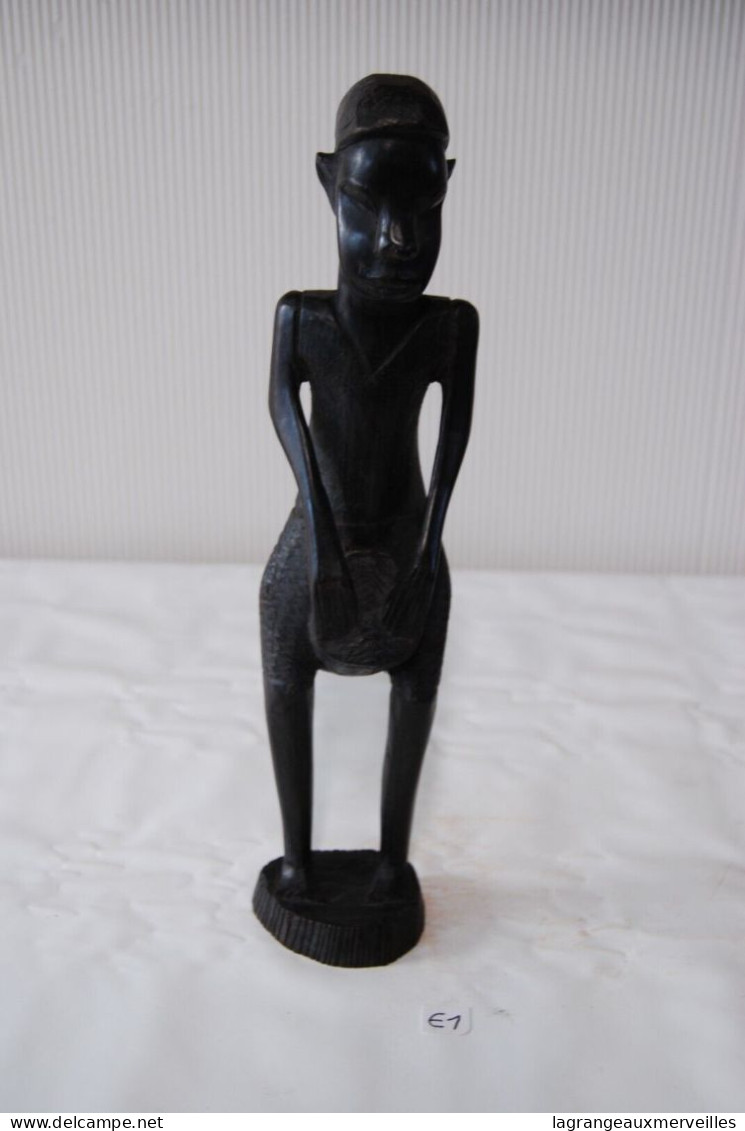 E1 Ancienne masque buste africain - outil ancien - ethnique - tribal H37