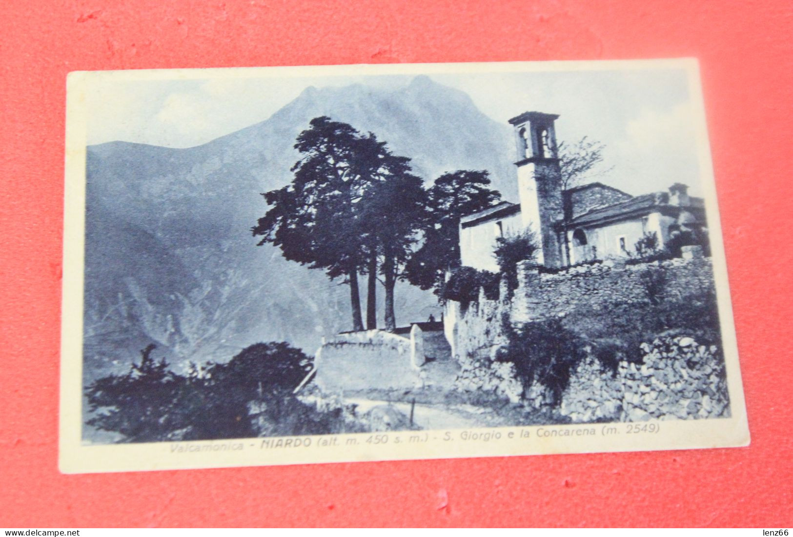 Brescia Valcamonica Niardo S. Giorgio E La Concarena 1928 + Timbro Frazionario E Di Arrivo Parè Como Non Comune++++++++ - Brescia
