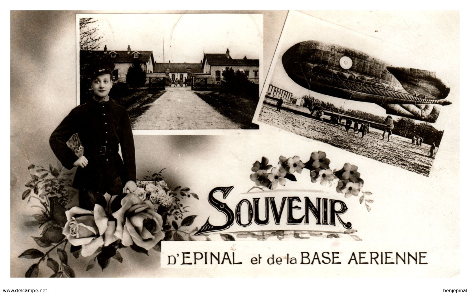 Souvenir D'Epinal Et De La Base Aérienne (glacée) - Golbey