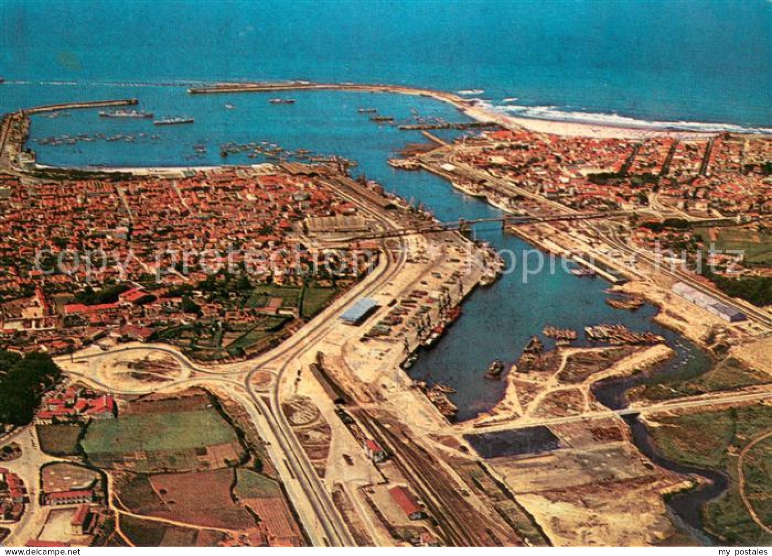 73628472 Matosinhos Matosinhas E O Seu Porto Vista Aerea Matosinhos - Sonstige & Ohne Zuordnung