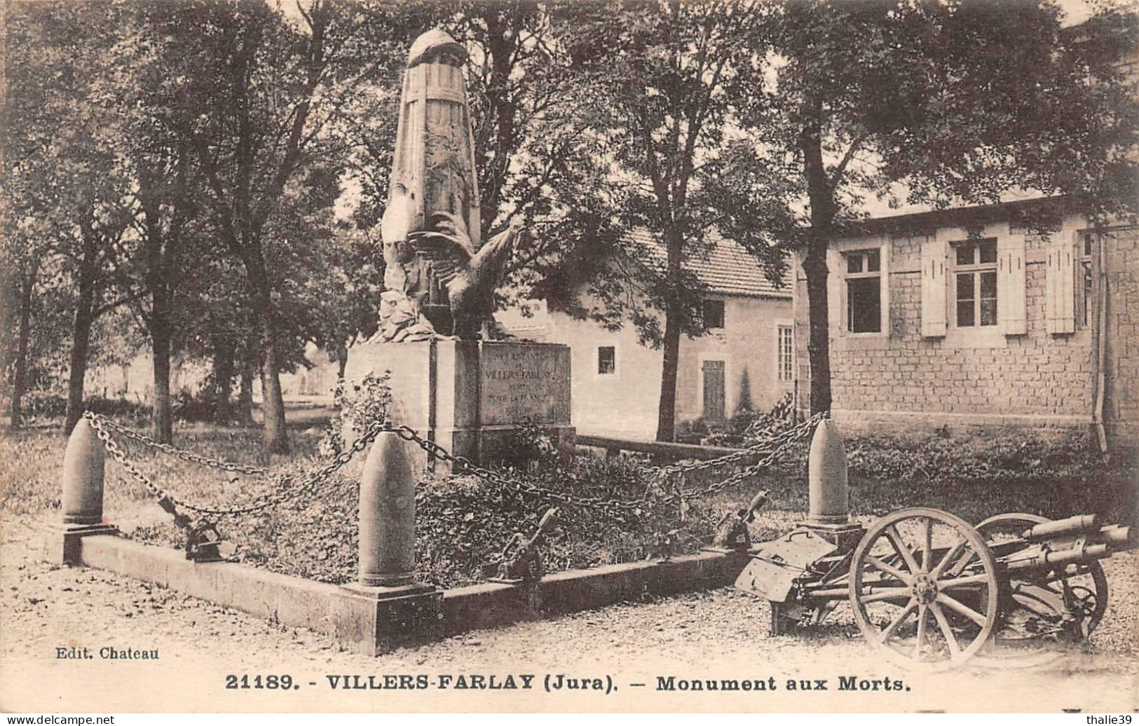 Villers Farlay Monument Aux Morts Coq 21189 CLB - Villers Farlay